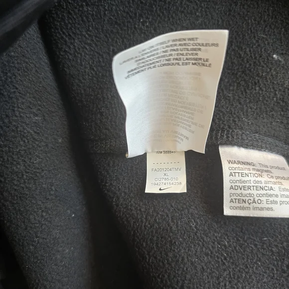 NIKE NFL JACKSONVILLE JAGUARS BLACK WITH TEAL LOGO HOODIE ON FIELD MENS SIZE XL